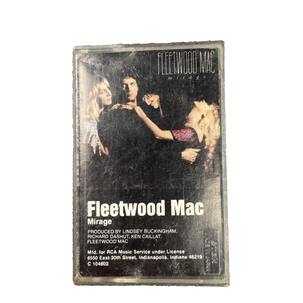 Fleetwood Mac Mirage Cassette 1982 Warner Bros Tested Vintage Rock